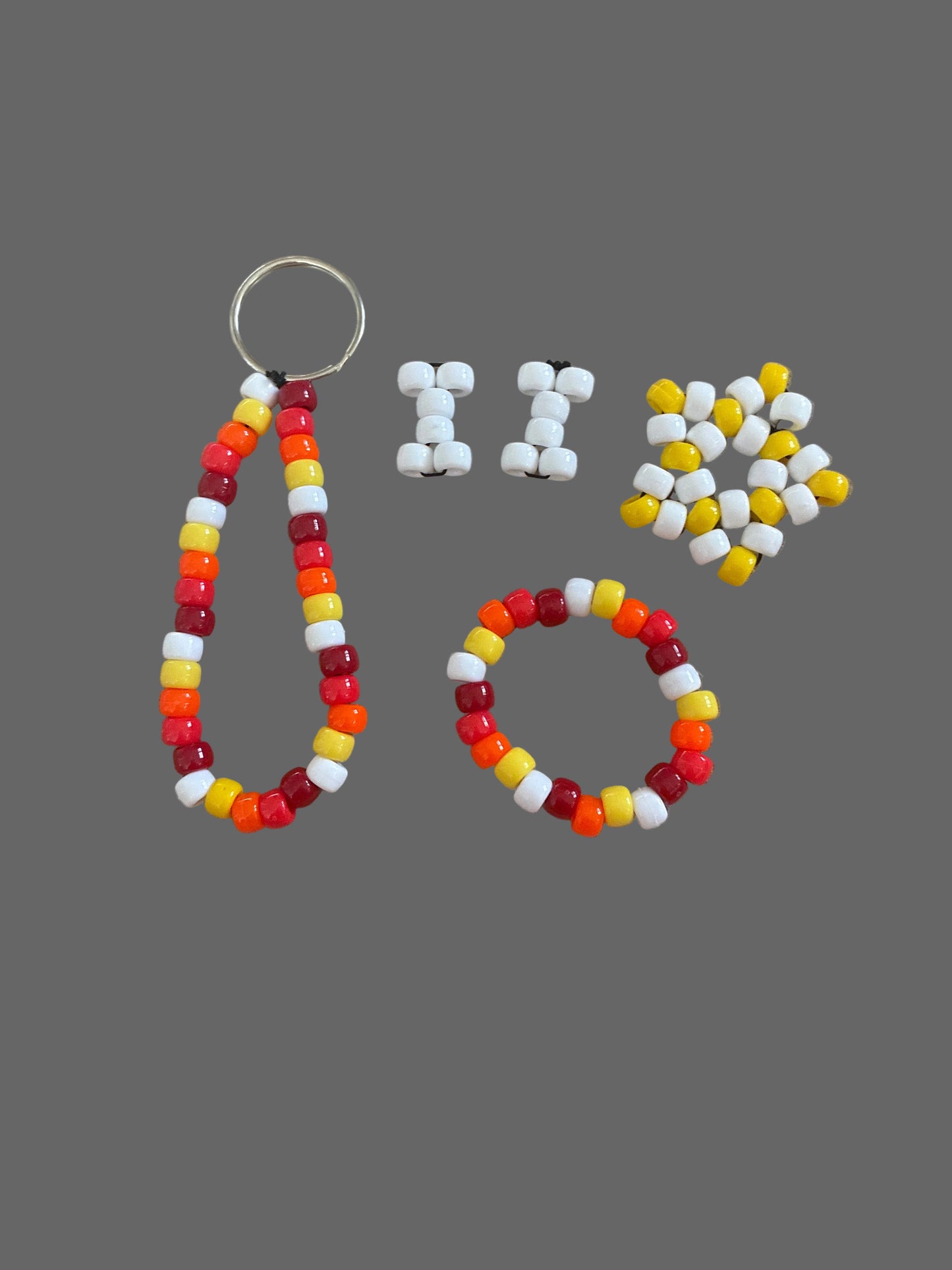 A set with sunset colors